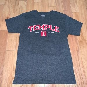 NWOT TEMPLE UNIVERSITY CHAMPION T-SHIRT SIZE SMALL